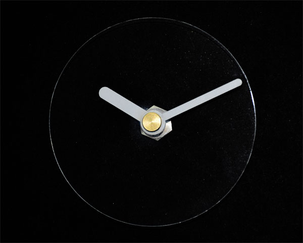 時計針　樹脂製円盤型　白